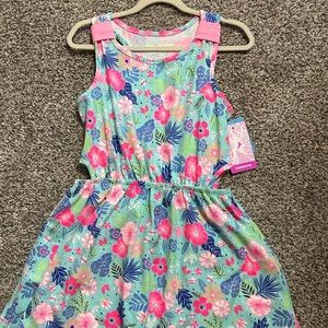Girls Tommy Bahama cutout summer dress